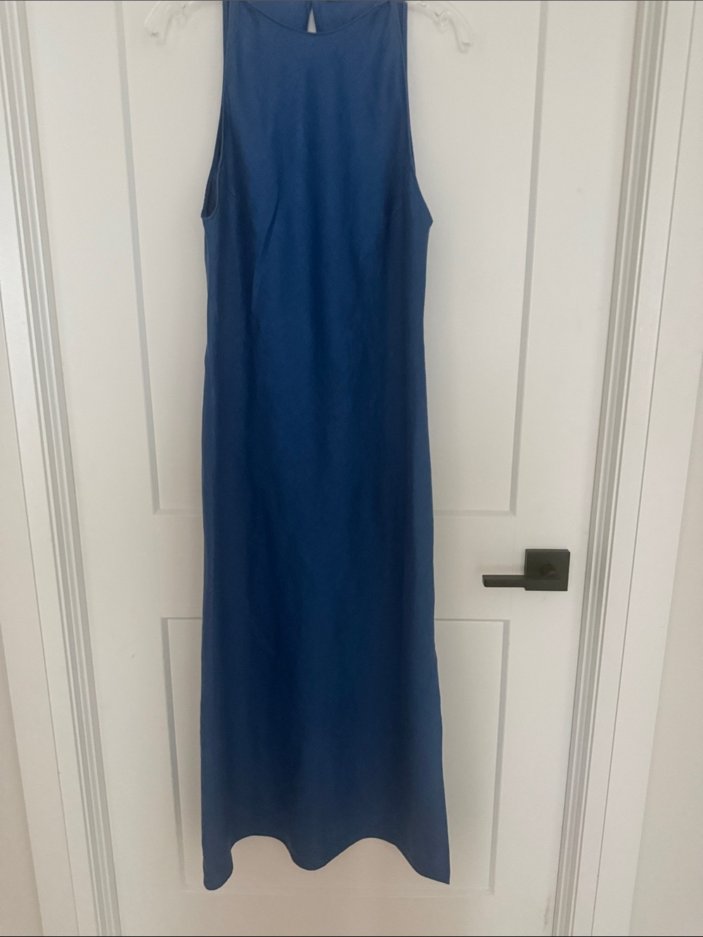 Massimo Dutti Royal Blue Sleeveless Maxi Dress